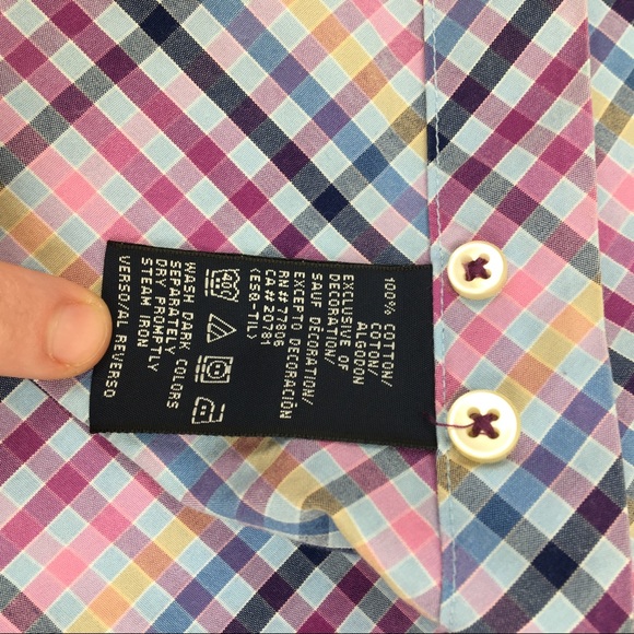 Tommy Hilfiger 80’s 2 ply fabric button down shirt - Picture 2 of 8